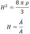 1ª ecuación friedmann