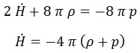 2ª ecuación de friedmann