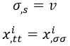 Ecuación sigma cuerda clásica